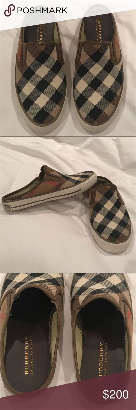 burberry slippers women's